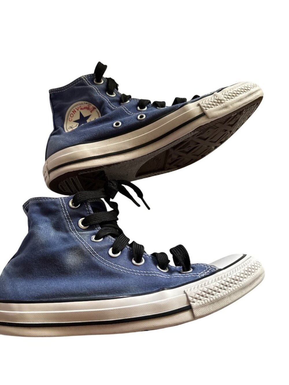 Converse All Star Blue High Top Sneakers Size 8 Mens / 39 Womens Canvas Rubber S